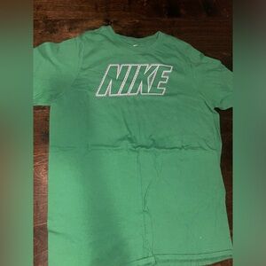 Green Nike t-shirt